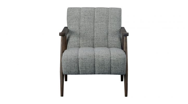 Aster Accent Chair - Pebbled Grey-1