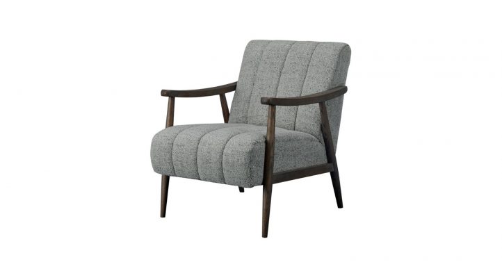 Aster Accent Chair - Pebbled Grey-2