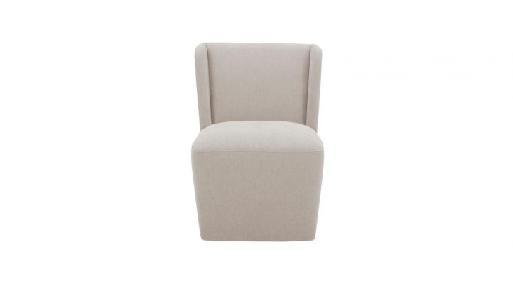 Cormac Rolling Dining Chair- Warm Sand-1