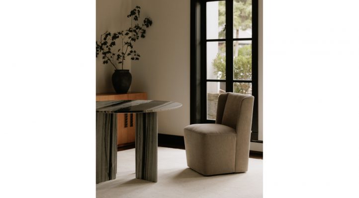 Cormac Rolling Dining Chair- Warm Sand-8