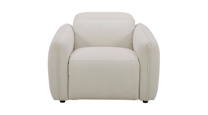Eli Power Recliner Chair- Warm White-1