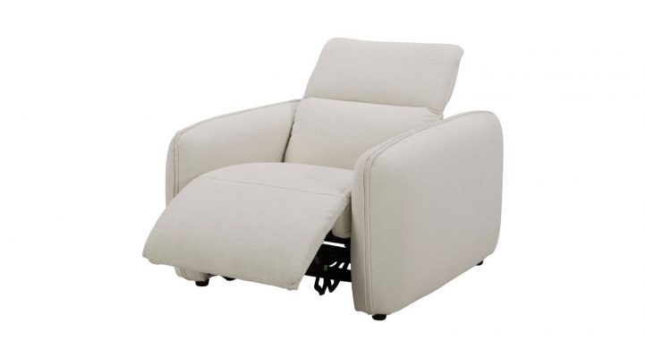 Eli Power Recliner Chair- Warm White-6