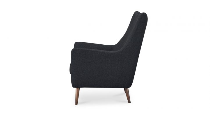 Fisher ArmChair - Charcoal Wool-3