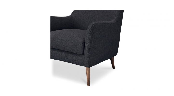 Fisher ArmChair - Charcoal Wool-5