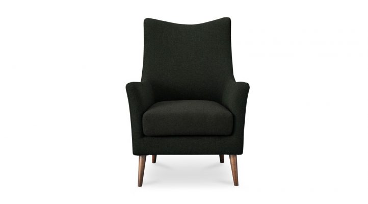 Fisher ArmChair - Olive Wool-1