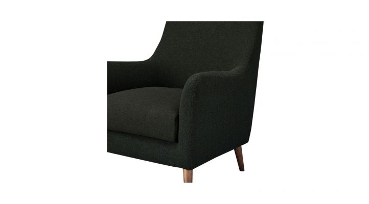 Fisher ArmChair - Olive Wool-2