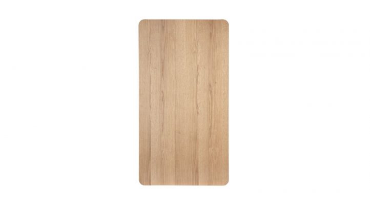 ROUND OFF COFFEE TABLE- OAK-4