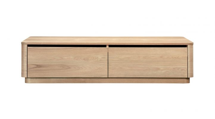 ROUND OFF COFFEE TABLE- OAK-5
