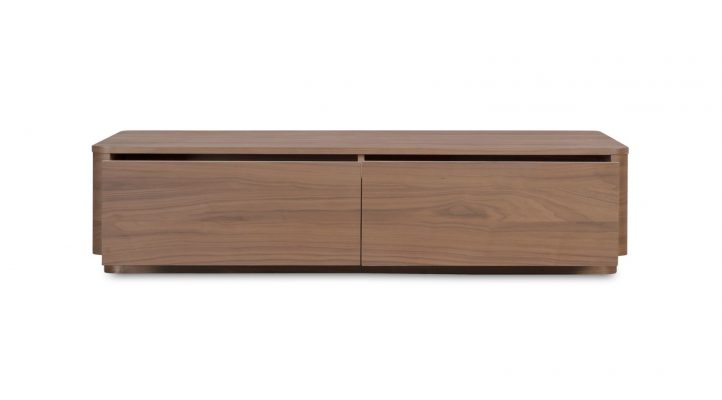 ROUND OFF COFFEE TABLE- WALNUT-3