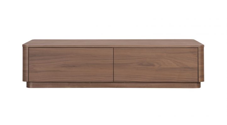 ROUND OFF COFFEE TABLE- WALNUT-7