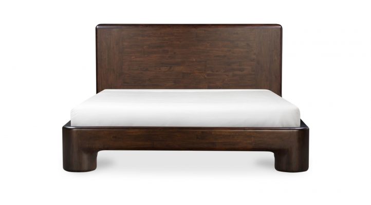 Rowan Bed Queen- Dark Brown-1
