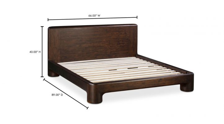 Rowan Bed Queen- Dark Brown-11