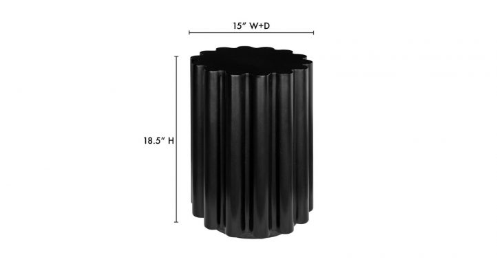 Taffy Accent Table- Black-6