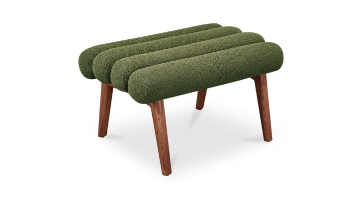 Arlo Stool Performance Fabric- Dark Green (4)