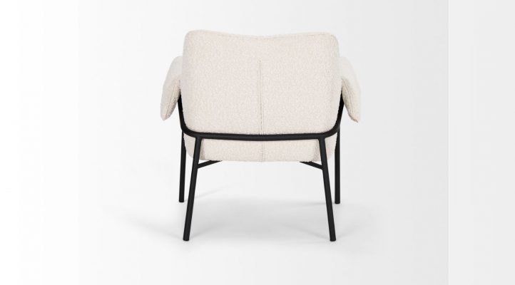 Brently- Cream Boucle Accent Chair-4
