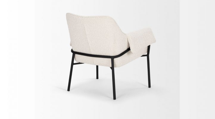 Brently- Cream Boucle Accent Chair-5