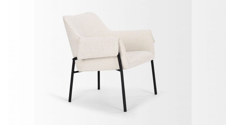 Brently- Cream Boucle Accent Chair-6