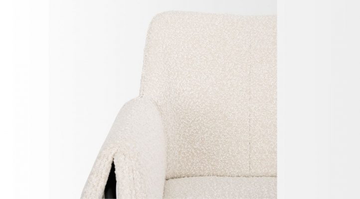 Brently- Cream Boucle Accent Chair-7