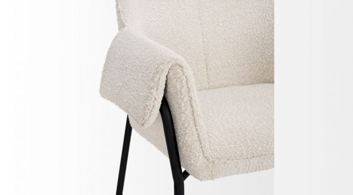 Brently- Cream Boucle Accent Chair-8