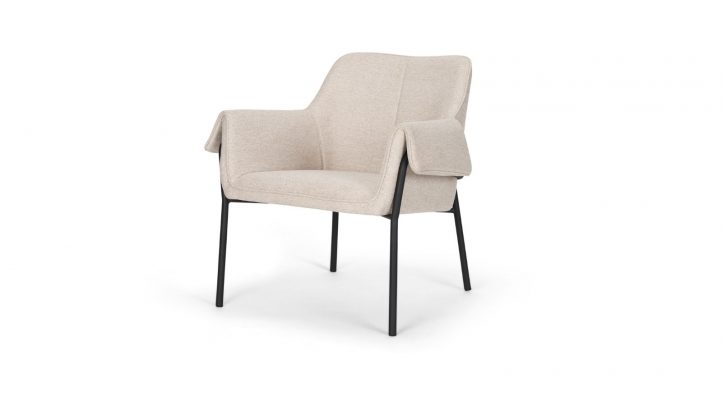 Brently- Oatmeal Accent Chair-1