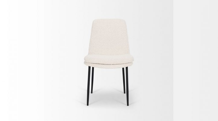 Eve Dining Chair- Cream Boucle-2