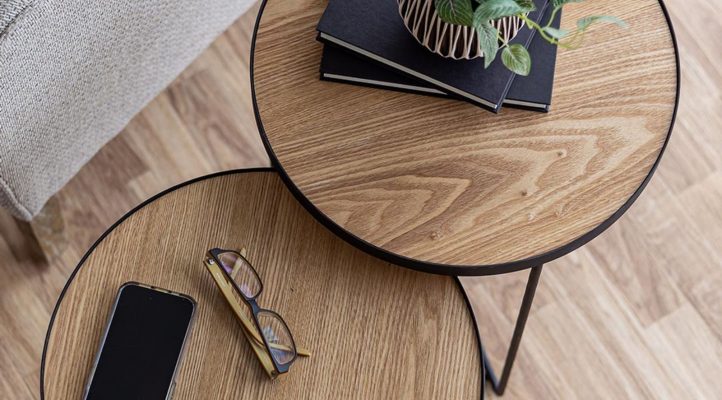 Gastown Nesting Table-Oak S_2-4