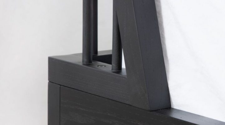 Irving Queen Bed- Black-4