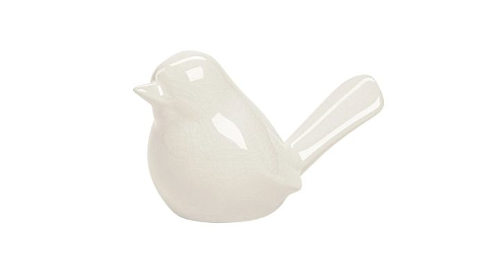 Lilo White Ceramic Bird-2