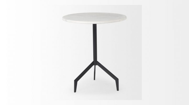Serre Accent Table- Black Metal-3