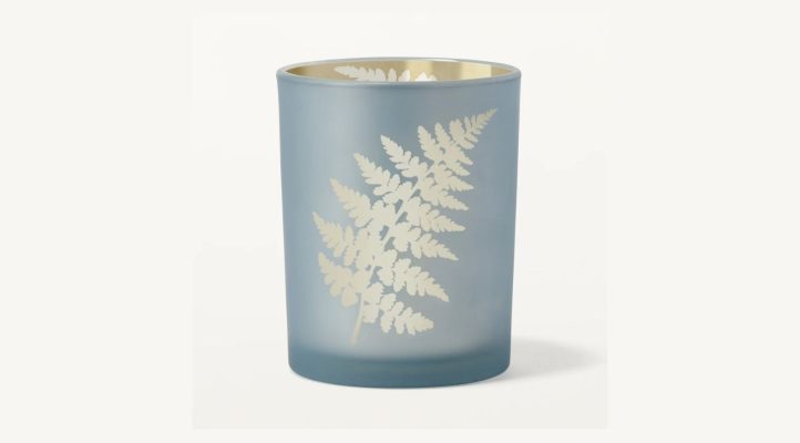 Stone Blue Fern Gold 4X5-1