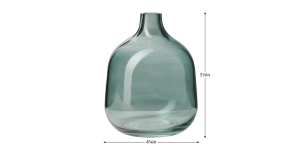 Belle 5.25h Glass Bud Vase - Blue (4)