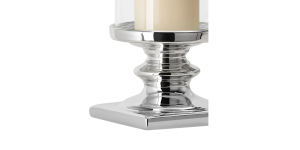 Fino Pedestal 14h Hurricane Candle Holder (4)