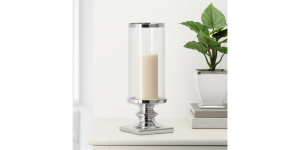 Fino Pedestal 14h Hurricane Candle Holder (6)