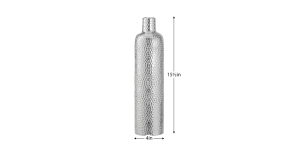 Helio Hammered Ceramic 15.5h Tower Bottle Vase (5)