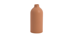 Komi 8h Ceramic Bottle Vase - Terracotta (1)