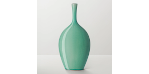Lilo Celadon Crackle Ceramic 12.25h Vase (2)