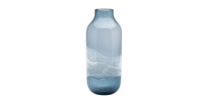 Milky Way 13.5h Glass Vase - Blue (1)