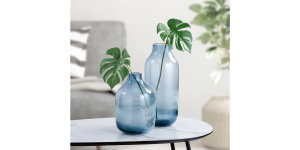 Milky Way 13.5h Glass Vase - Blue (6)