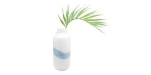 Milky Way 13.5h Glass Vase - White (3)