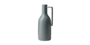Mod Handle 11.75h Ceramic Vase - Matte Slate Blue (1)