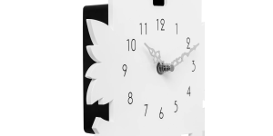 Modern Motion 23h Cuckoo Clock with Removable Pendulum - White (4)
