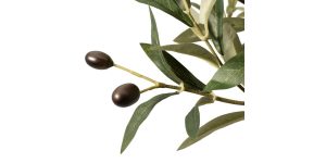 Olive Tree 28h Cement Potted Faux Plant (3)