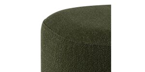 Pender Pin Leg Ashton Weave Upholstery Long Bench - Hunter Green (8)