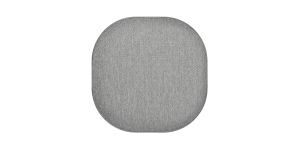 Pender Pin Leg Ashton Weave Upholstery Ottoman Stool - Stone Grey (4)
