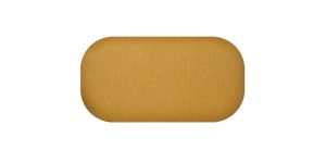 Pender Pin Leg Ashton Weave Upholstery Short Bench - Goldenrod (7)