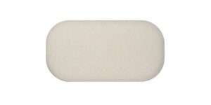 Pender Pin Leg Ashton Weave Upholstery Short Bench - Oatmeal Cream (5)