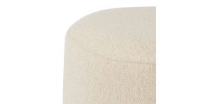 Pender Pin Leg Ashton Weave Upholstery Short Bench - Oatmeal Cream (8)