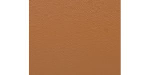 Pender Pin Leg Flat Grain Vegan Faux Leather Long Bench - Caramel (7)