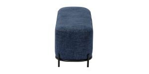 Pender Pin Leg Newport Weave Upholstery Long Bench - Blue (4)