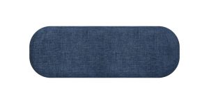 Pender Pin Leg Newport Weave Upholstery Long Bench - Blue (5)